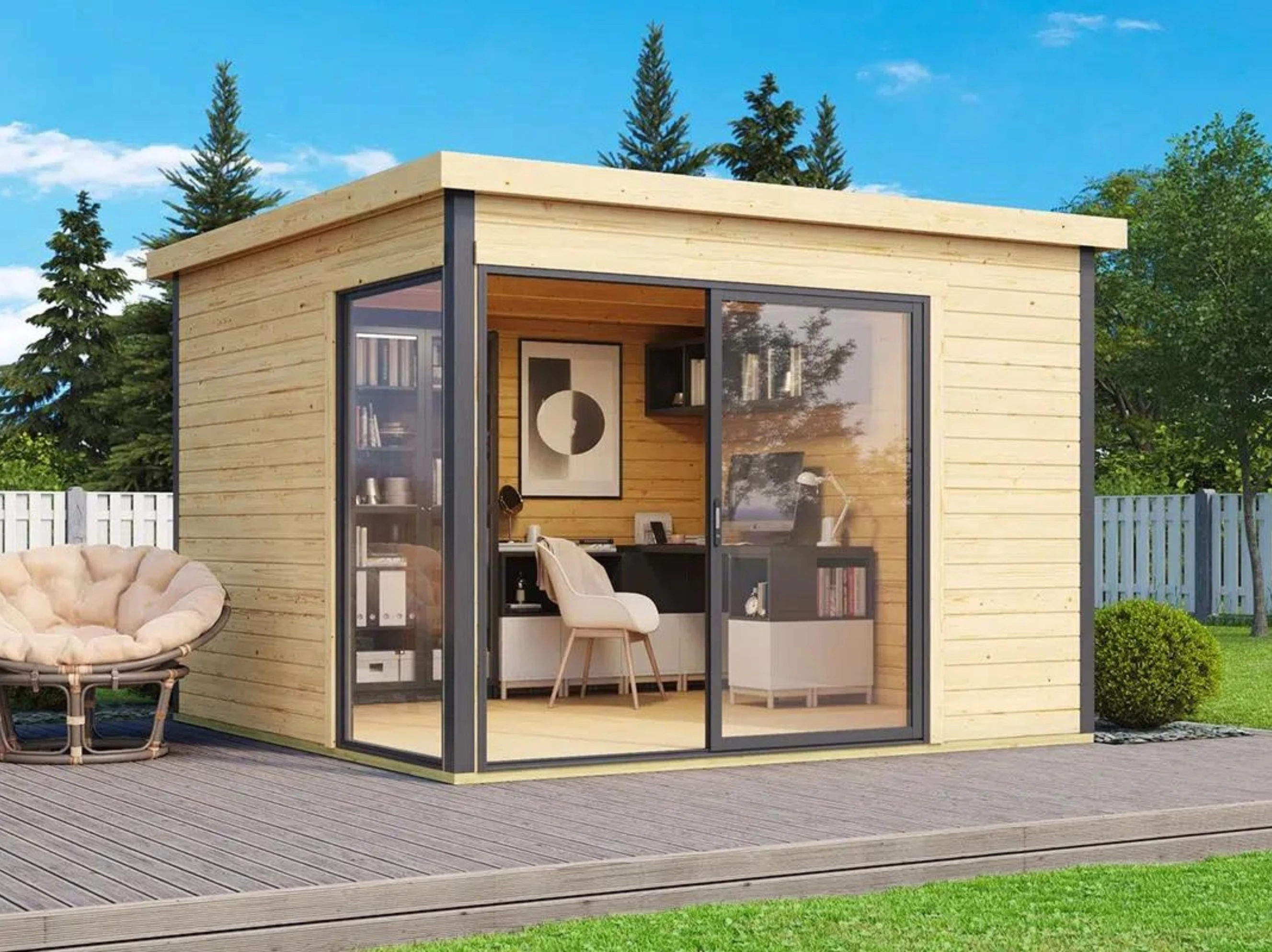 Tuinhuis Domeo 1 300 x 300 cm - Afbeelding 1